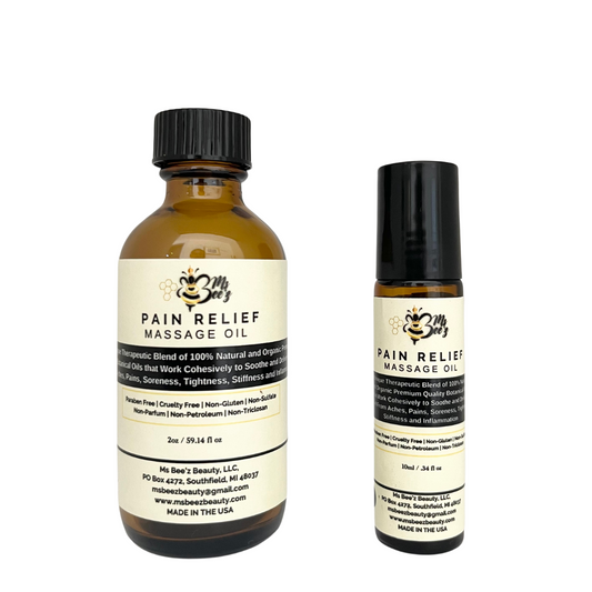 PAIN RELIEF MASSAGE OIL 2OZ + 10ML - BUNDLE