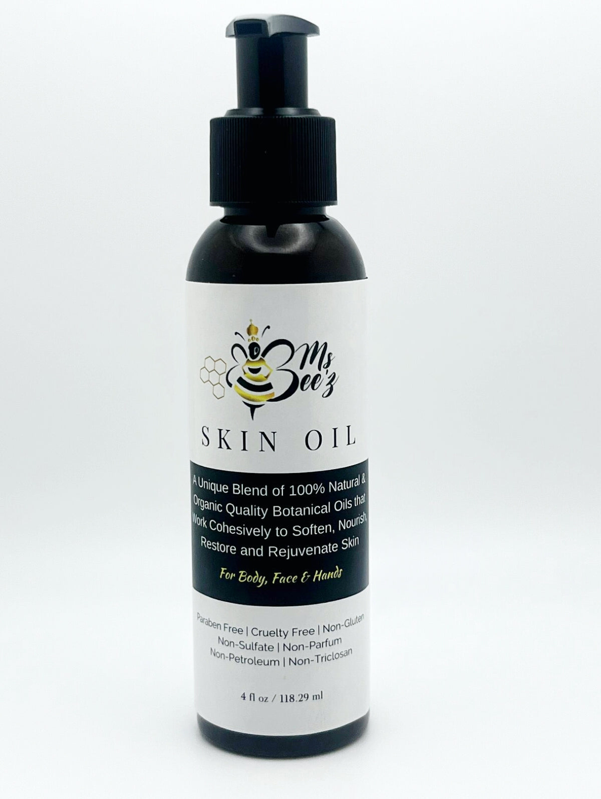 Ms Beez Beauty 4 oz skin oil