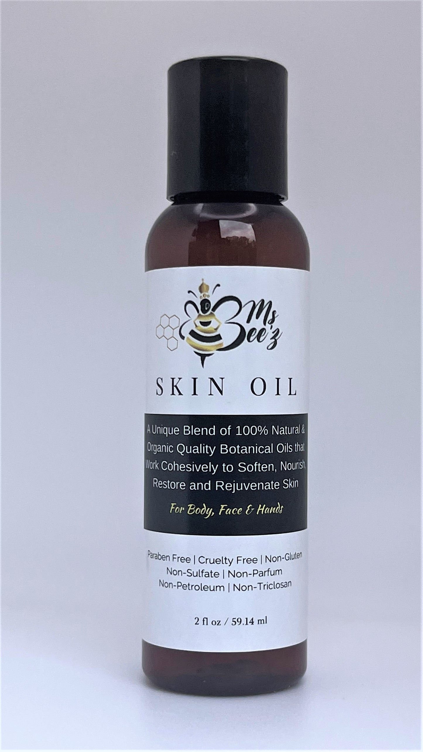 Ms beez Beauty 2 oz skin Oil